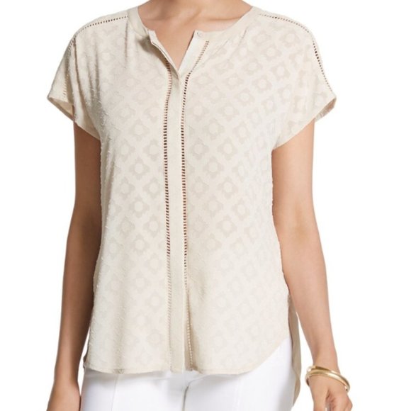 Chico's Mille Dressy Top Size 3/XL - Picture 1 of 16